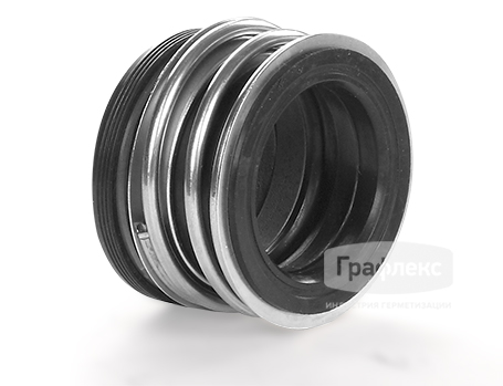 М.1101 Однопружинное уплотнение с вторичным уплотнением в виде резинового сильфона